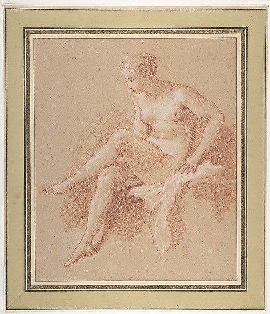 François Boucher, Seated female nude