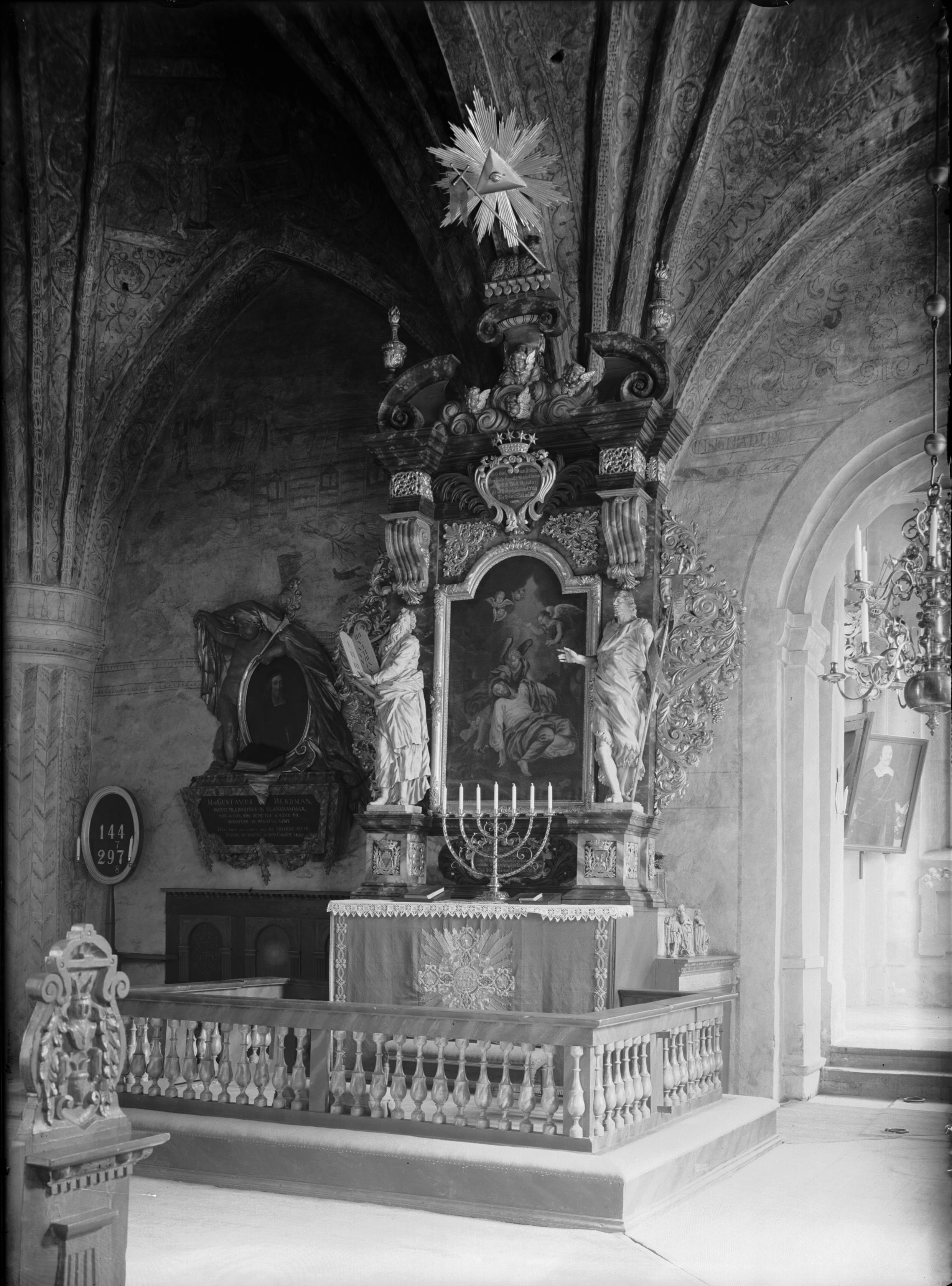 Nils Åzelius, Glanshammars kyrka