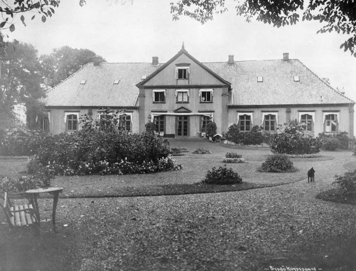 Anders Beer Wilse, Prot: Bygdø Kongsgaard set fra Parken