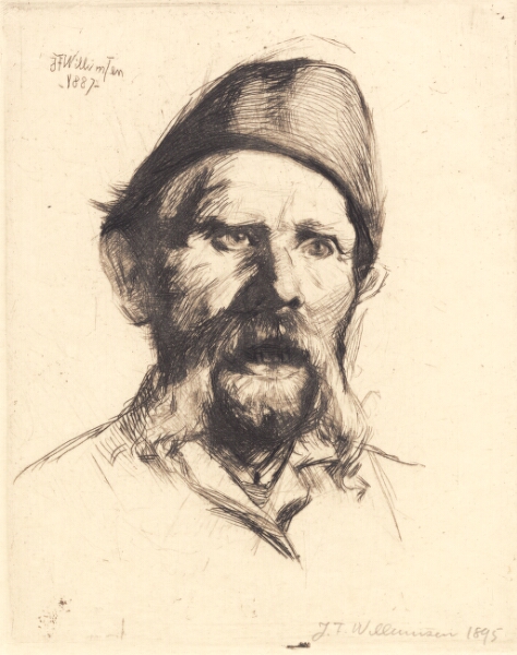 Frans Schwartz, Portræt af overkontrollør ved Frederiksberg hospital Frantz Peter Neidthardt