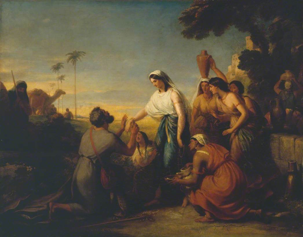 William Hilton, Rebecca and Abraham’s Servant at the Well