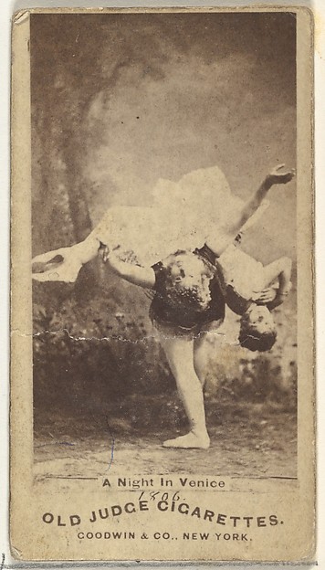 Goodwin & Company, A Night in Venice, from the Actors and Actresses series (N171) for Old Judge Cigarettes