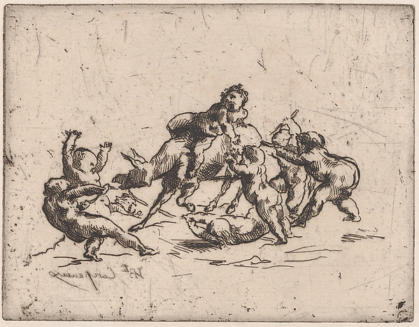 Jean-Baptiste Carpeaux, Bacchanale with Children and Donkey