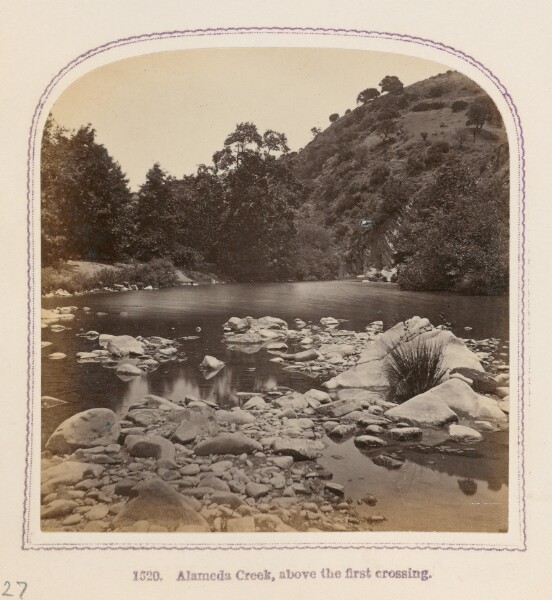 Thomas Houseworth, Alameda Creek, Above the First Crossing