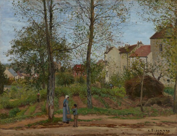 Camille Pissarro, Landscape at Louveciennes (Autumn)