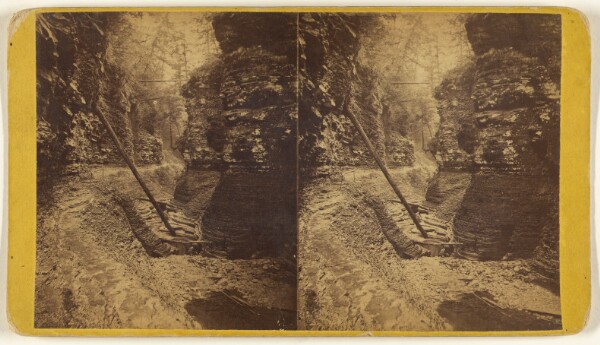 Edward and Henry T. Anthony & Co., Frowning Cliff and Narrow Pass (looking east) Glen Difficulty. Sec. No. 5.