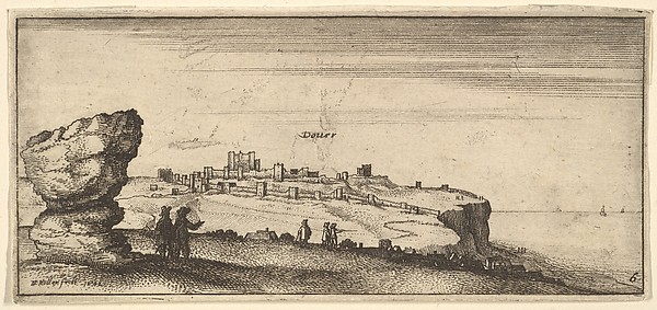 Wenceslaus Hollar, Douer (Dover), from "English Views"