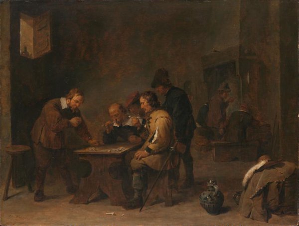 David Teniers (II), De dobbelaars