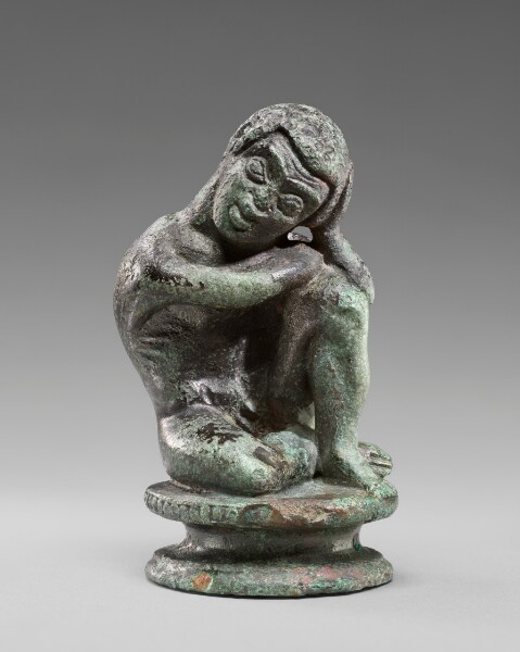 Unknown, Finial with a Resting Youth