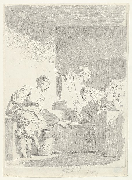 Jean Honoré Fragonard, Interior