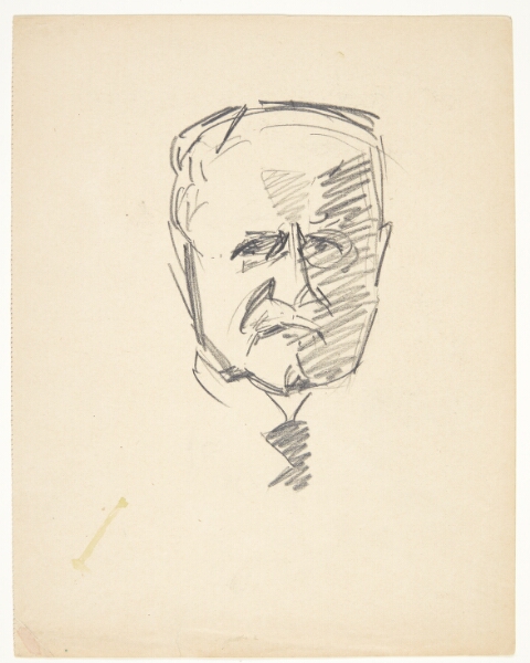 Edvard Weie, Studie til portræt af dr.med. Carl Lorentzen (1860-1932)