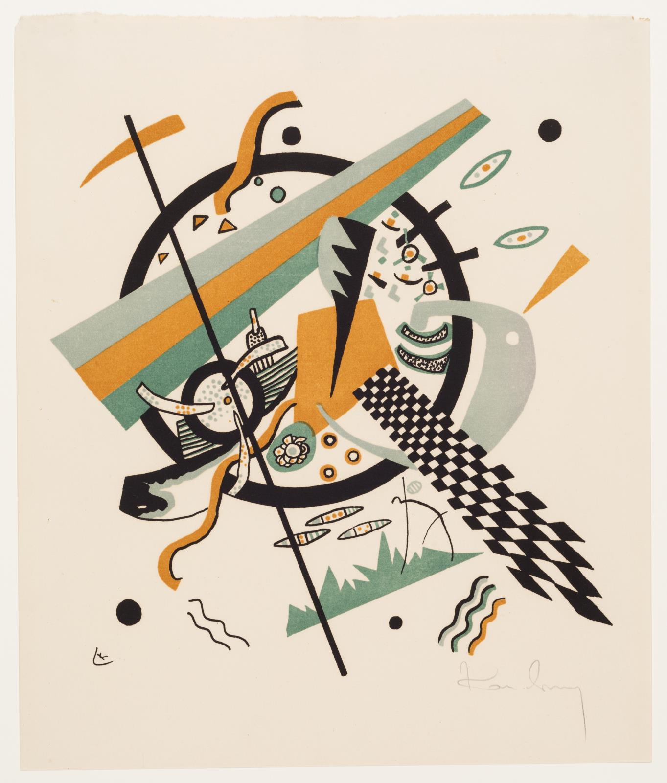 Wassily Kandinsky, Planche IV fra mappen Kleine Welten