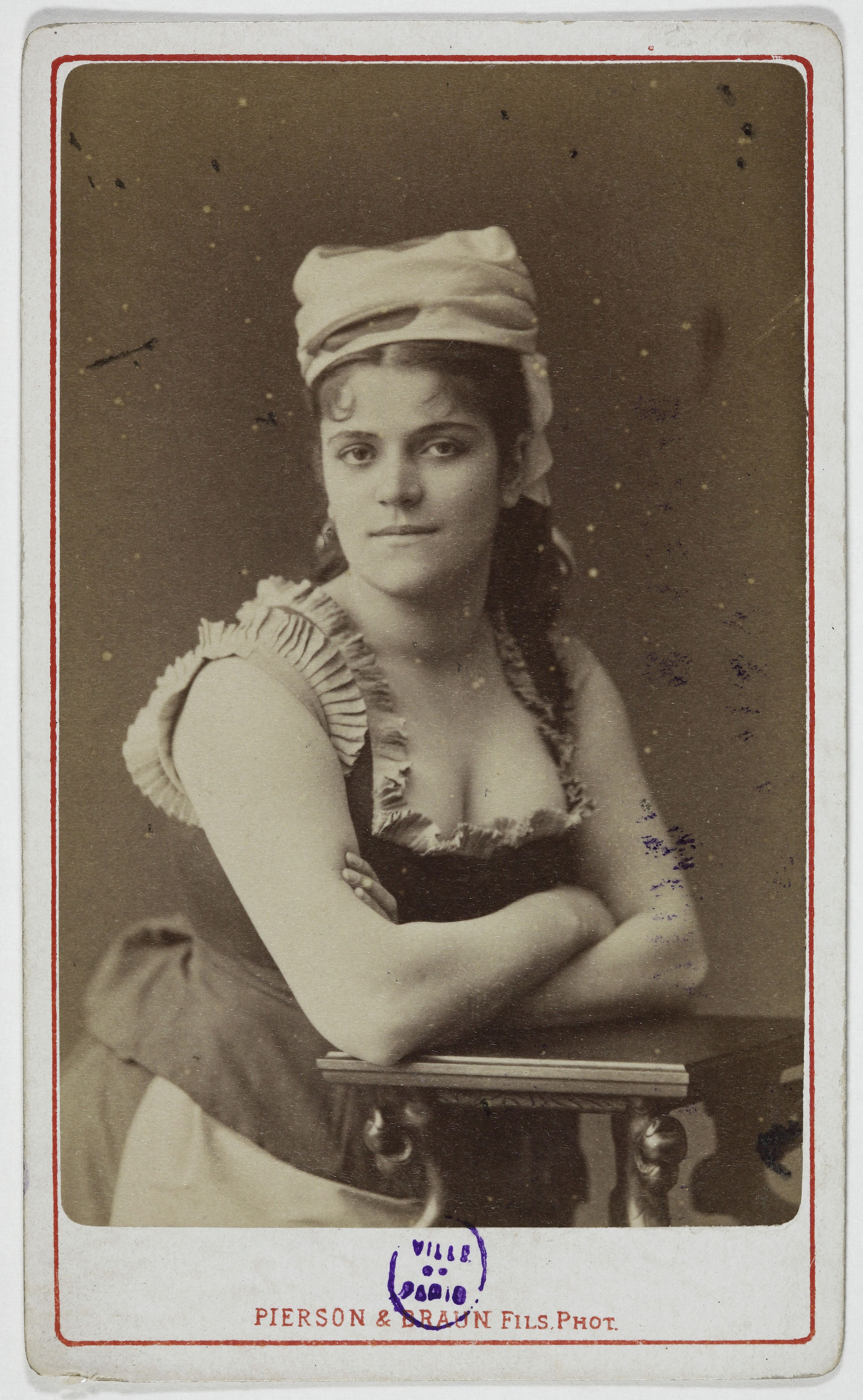 Pierson & Braun Fils, Portrait d'Andrée, (actrice)
