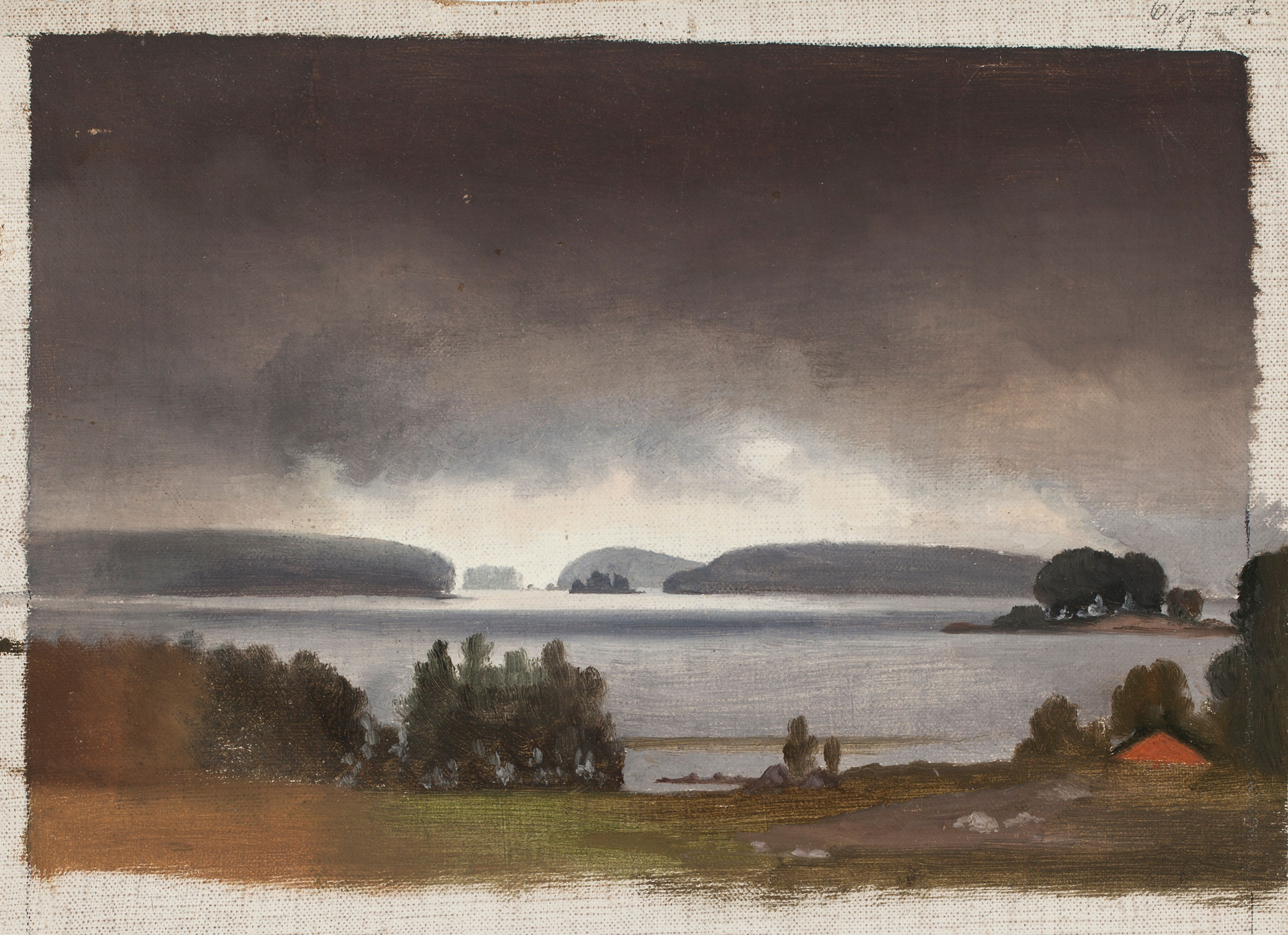 Magnus von Wright, Landscape Study, Haikko in Porvoo