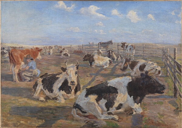 Theodor Philipsen, Malkepladsen ved Meilgård