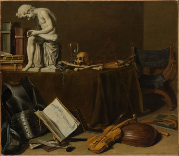 Pieter Claesz, Vanitas Still Life with the Spinario
