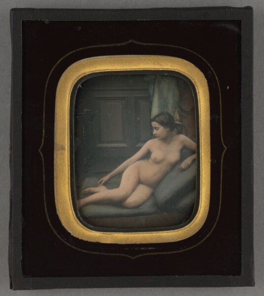 Unknown, [Female nude reclining]