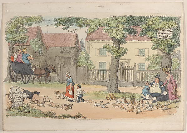 Thomas Rowlandson, Plate 32, from "World in Miniature"