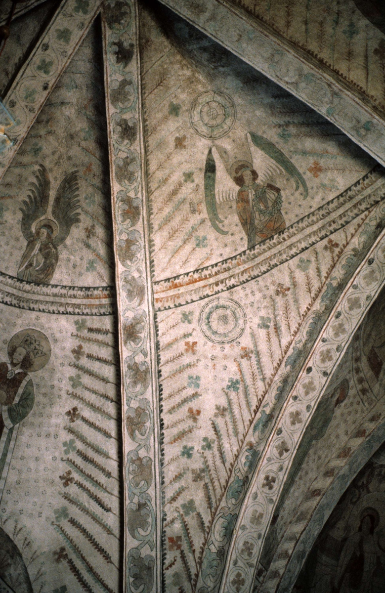 Rune Hammarling, Lime painting in Viksta Church, Viksta parish, Uppland 1986