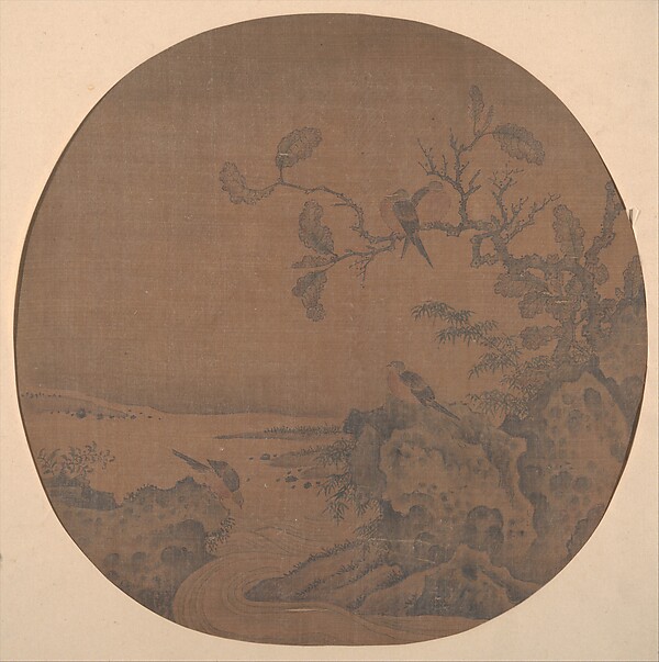 Unidentified artist, Landscape with Birds