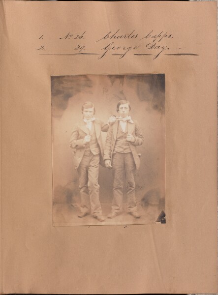 Unknown, [Portrait of Charles Capps and George Day]
