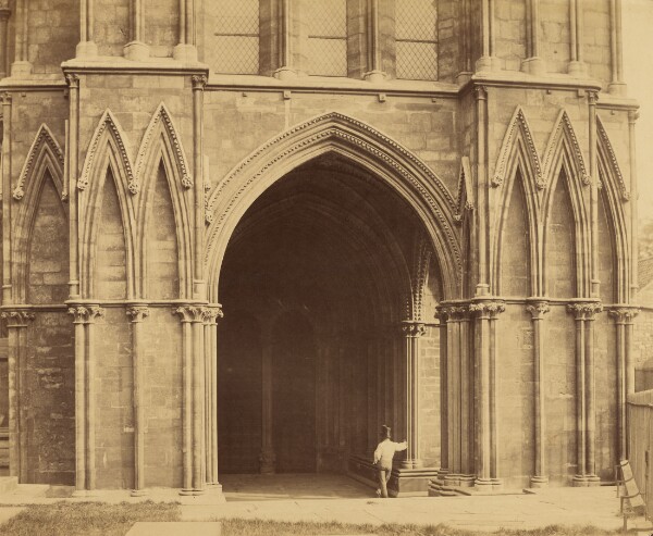 Roger Fenton, Galilee Porch, Lincoln Cathedral