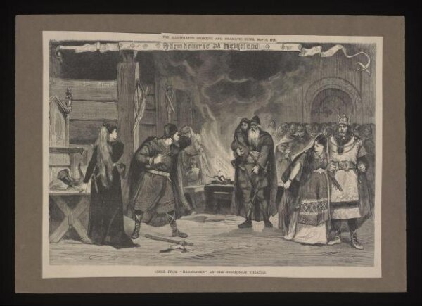 unknown, Scene from "Harmannen" at the Stockholm Theatre