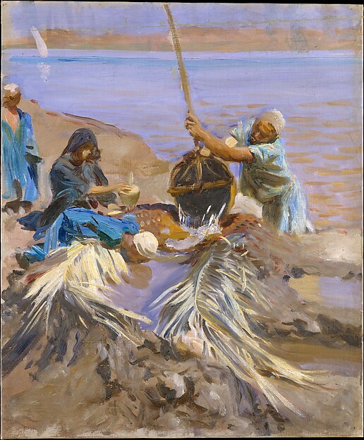 John Singer Sargent, Egyptians Raising Water from the Nile