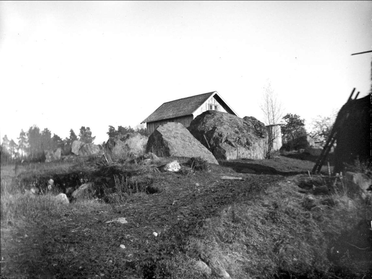 August Fredrik Schagerström, Stenparti i Oxkällan, Vaksala socken, Uppland 1927