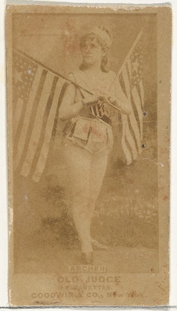 Goodwin & Company, Archer, from the Actors and Actresses series (N171) for Old Judge Cigarettes