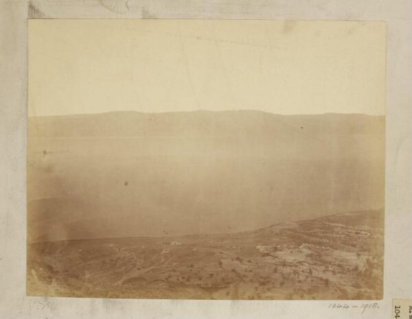 unknown, Palestine, Dead Sea, view from Ain Jidi