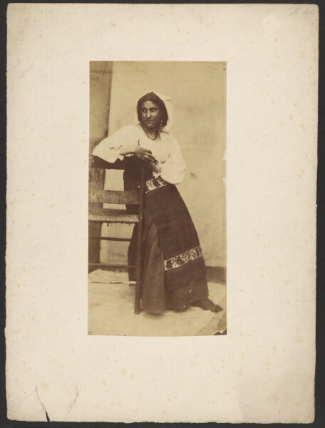 Unknown, [Woman in peasant dress]