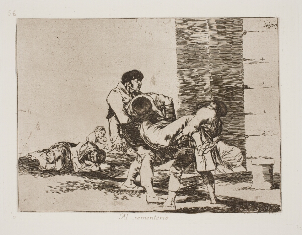Francisco de Goya, På Vej til kirkegården (56)
