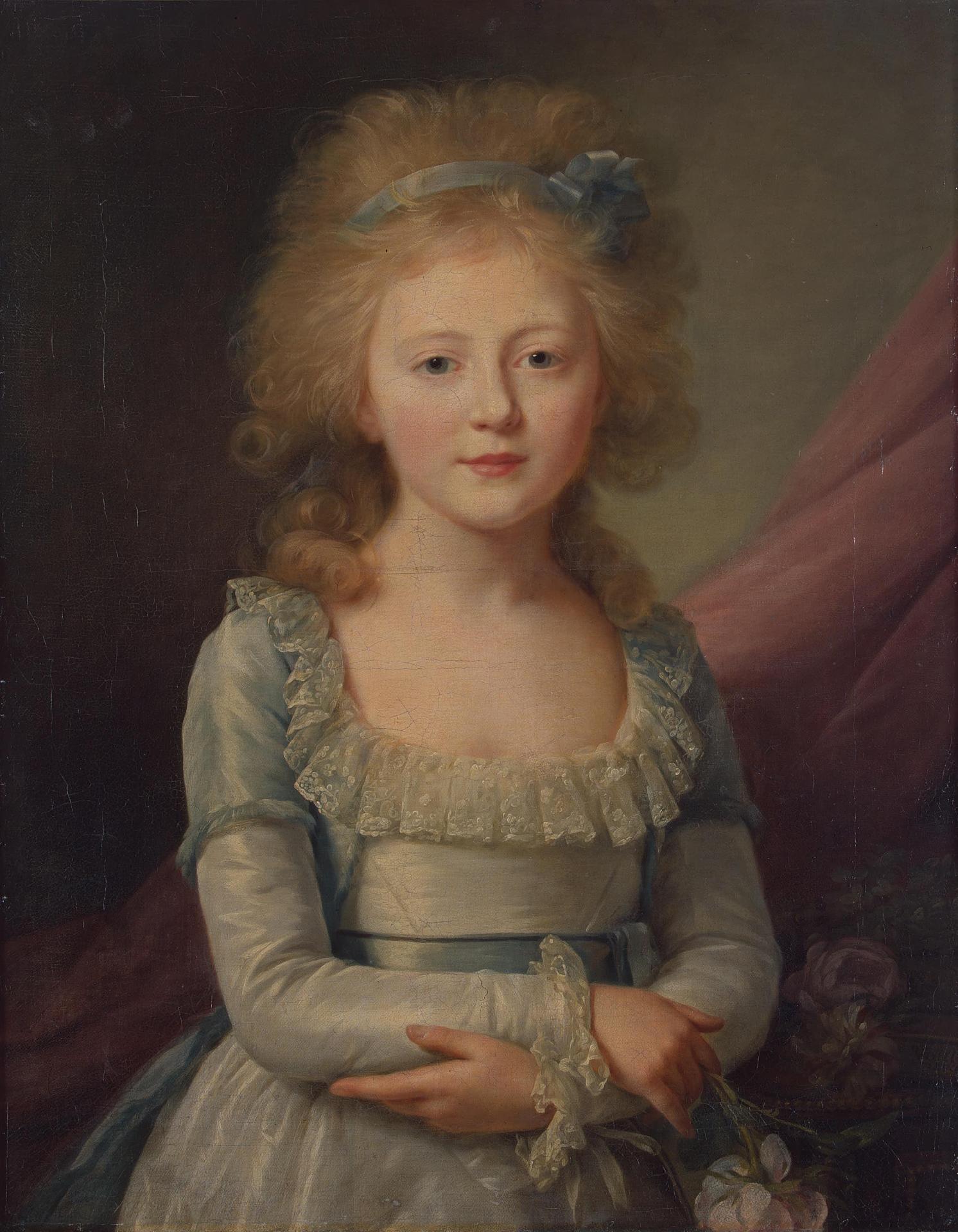 Jean-Louis Voille, Portrait of grand Duchess Yelena Pavlovna as the Child