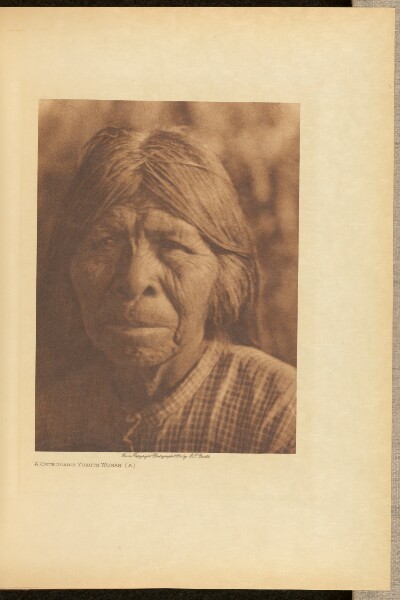 Edward S. Curtis, A Chukchansi Yokuts Woman (A)