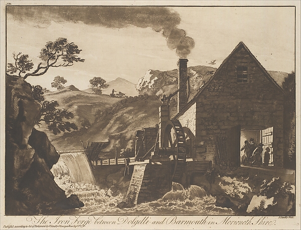 Paul Sandby, The Iron Forge between Dolgelli and Barmouth in Merioneth Shire