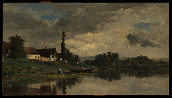 Charles-François Daubigny, Portejoie on the Seine