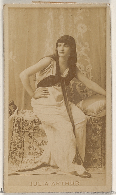Allen & Ginter, Julia Arthur, from the Actors and Actresses series (N45, Type 8) for Virginia Brights Cigarettes