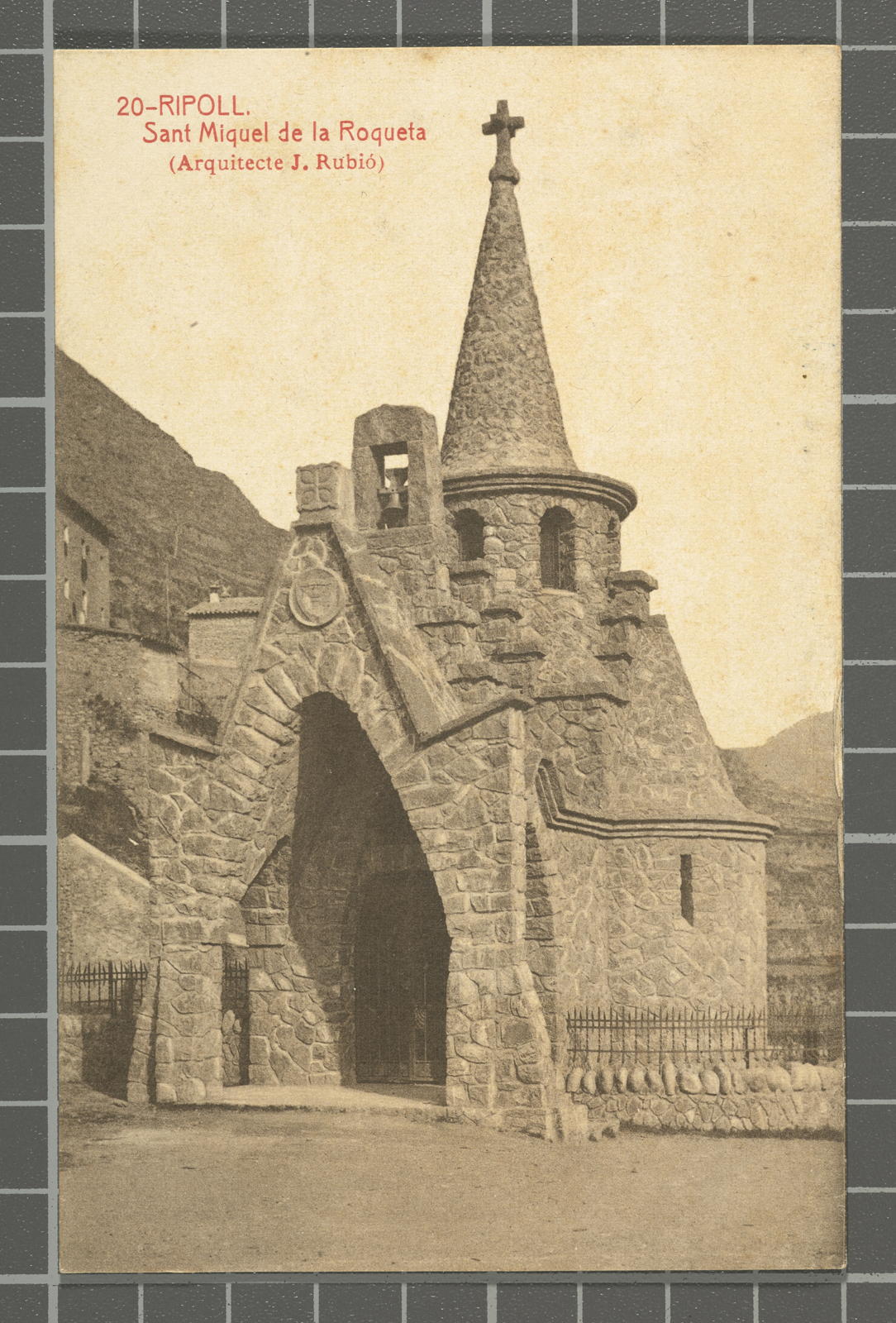 Desconegut, 20-Ripoll. Sant Miquel de la Roqueta (Arquitecte J. Rubió)