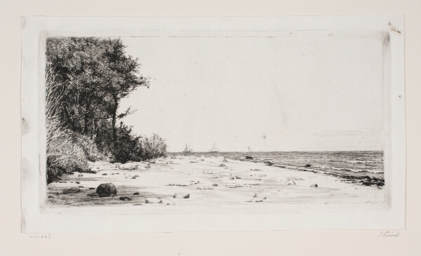 Carl Bloch, Fra Sjællands nordkyst. Hornbækplantagen