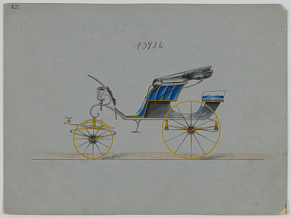 Brewster & Co., Design for Pony Phaeton, no. 3926