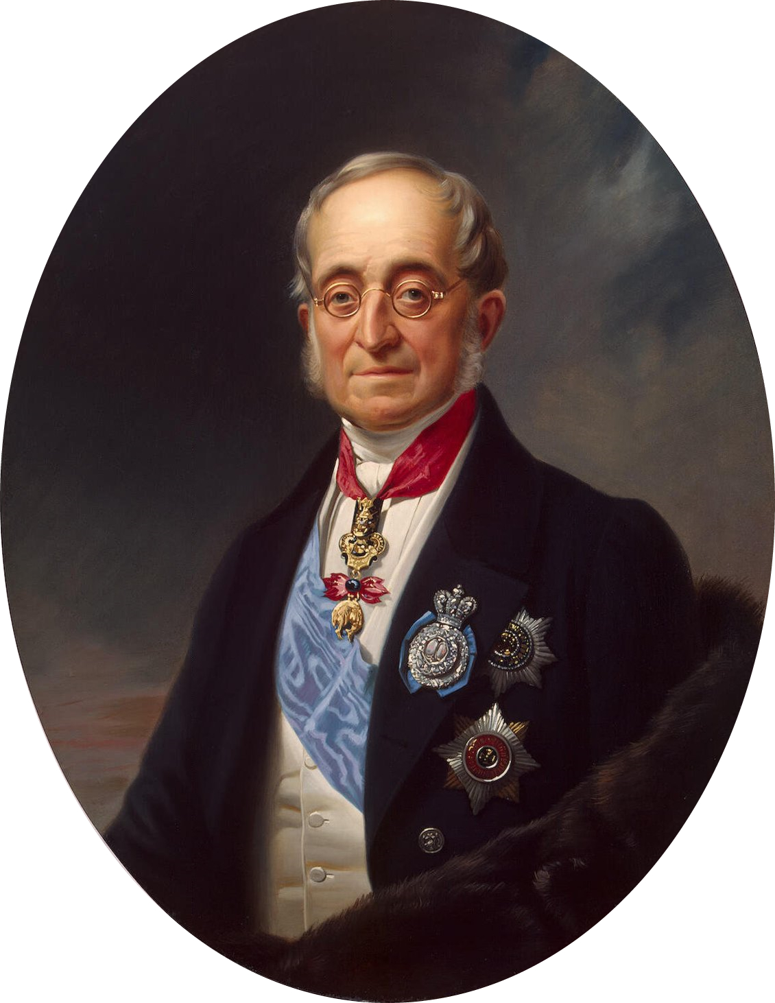 Georg von Bothmann, Portrait of Karl Nesselrode