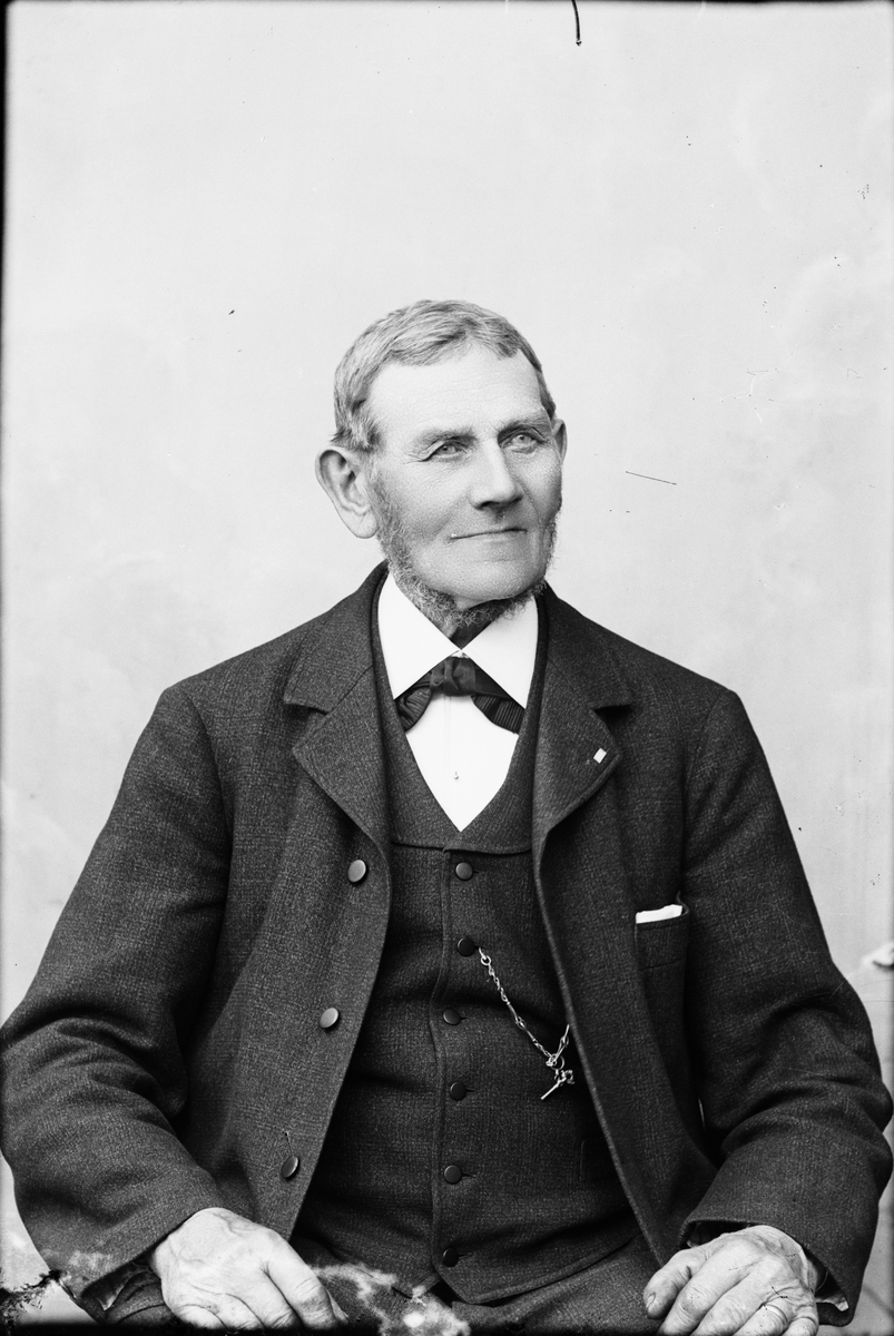 Skötsner-Edhlund, Ateljéporträtt - man, Östhammar, Uppland