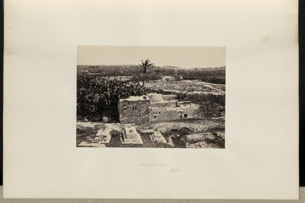 Francis Frith, Samson's Gate, Gaza