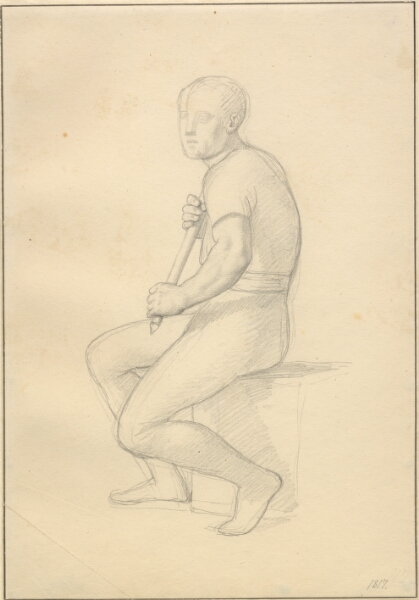 C.W. Eckersberg, Balders død - studie til Thor.
