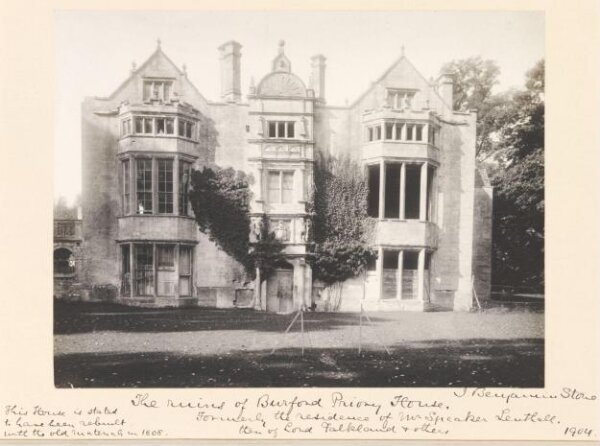 Stone, Benjamin (Sir), National Photographic Record and Survey