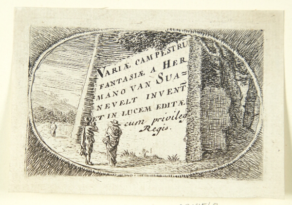 Herman van Swanevelt, Titelblad til "Variae campestru fantasiae"