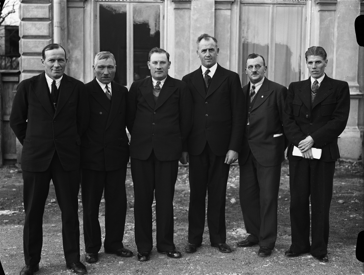 Paul Sandberg, Grupporträtt - män, Uppsala 1937