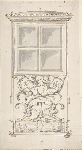 Anonymous, French, 18th century, Design for a Sedan Chair