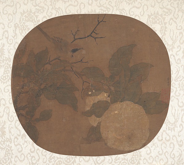Unidentified artist, Bird on a Camellia Branch